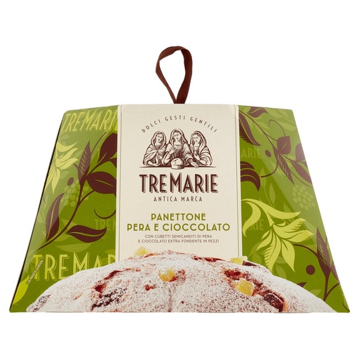 [000036288] TRE MARIE PANETTONE PERA E CIOCCOLATO GR.930