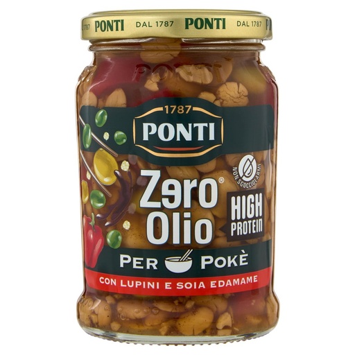 [801515572] Ponti Zero Olio per Pokè con Lupini e Soia Edamame Gr.290