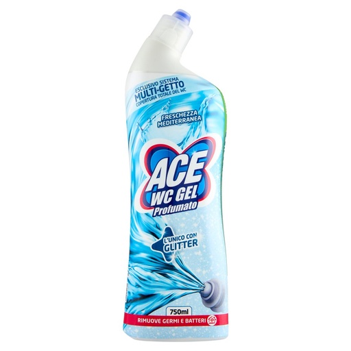 [801515594] Ace Wc Gel Profumato Freschezza Mediterranea Multi-Getto Ml.750