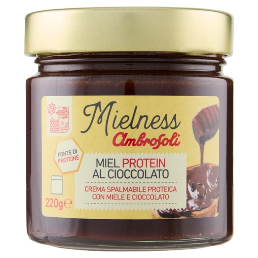 [801515607]  Ambrosoli Mielness Miel Protein al Cioccolato Gr.220