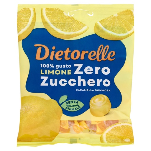 [801515683] Dietorelle Zero Zucchero Caramella Gommosa Limone Gr.70