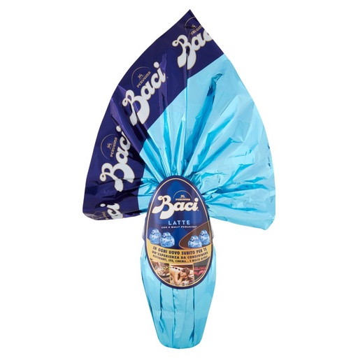 [801515707] Baci Perugina Uovo di Pasqua Cioccolato al Latte con Sorpresa e 4 Cioccolatini Gr.265