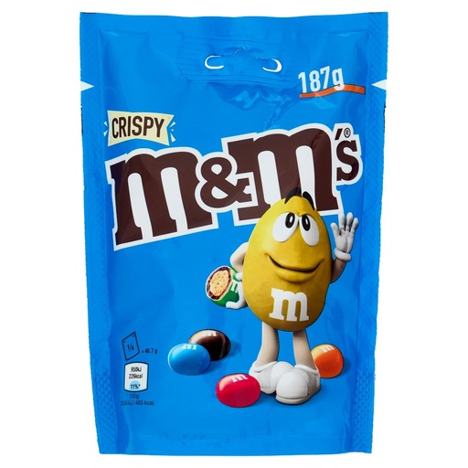 [801515720] M&M's Crispy Confetti al Cioccolato con Riso Soffiato Gr.187