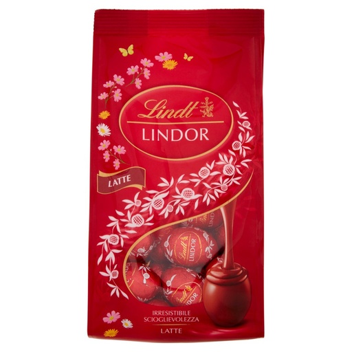 [801515734] Lindt Lindor Ovetti di Cioccolato Pasqua al Latte Gr.180