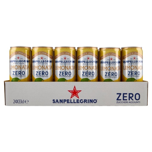 [801515804] Sanpellegrino Limonata Zero Lattina Cl.33