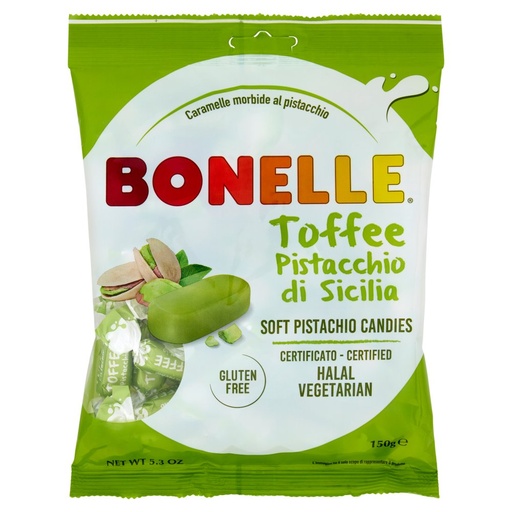 [801516030] Bonelle Toffee Pistacchio di Sicilia Gr.150