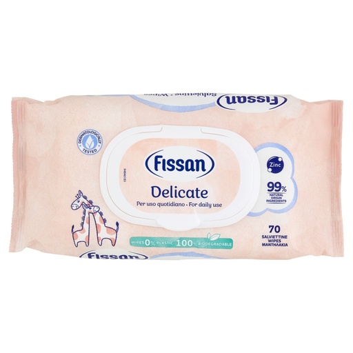 [801516047] Fissan Baby Salviettine Delicate Pz.70
