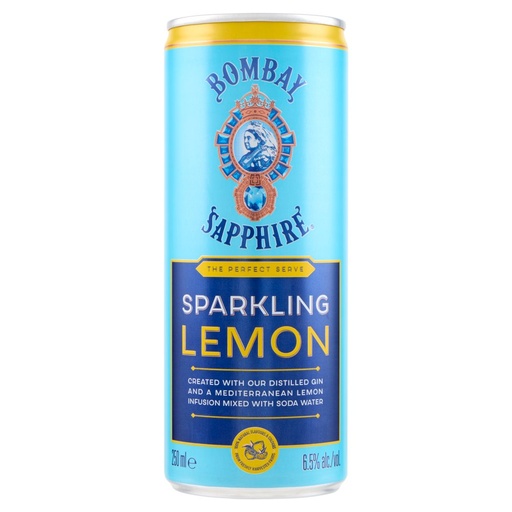 [801516100] Bombay Sapphire Sparkling Lemon Cl.25 Vol.6.5°