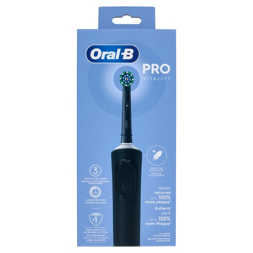 [801516105] Oral-B Spazzolino Elettrico Denti Ricaricabile Pro Vitality Nero