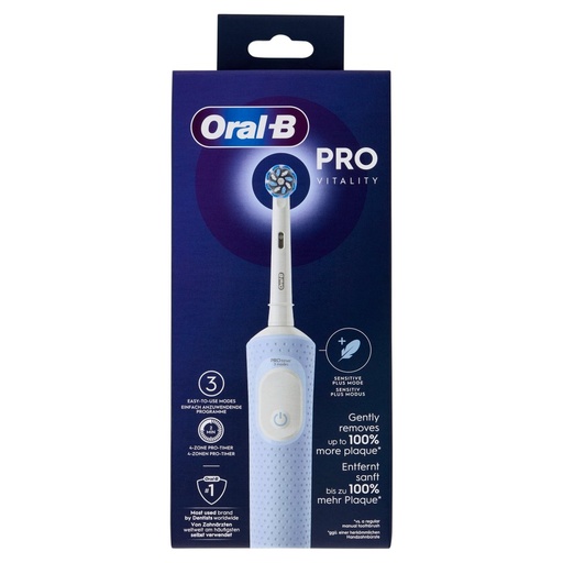 [801516106] Oral-B Spazzolino Elettrico Denti Ricaricabile Pro Vitality Vapor Blue