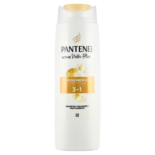 [801516152] Pantene Pro-V Shampoo e Balsamo Rigenera e Protegge con Trattamento Active Nutri-Plex Ml.250