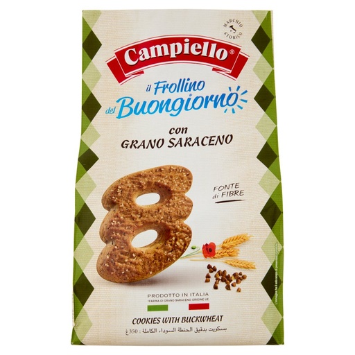 [801516166] Campiello Biscotti Frollini con Grano Saraceno Gr.350