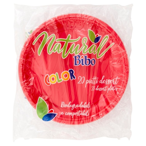 [801516208] NAT.BIBO PIATTI DESS.ROSSI D17 P20
