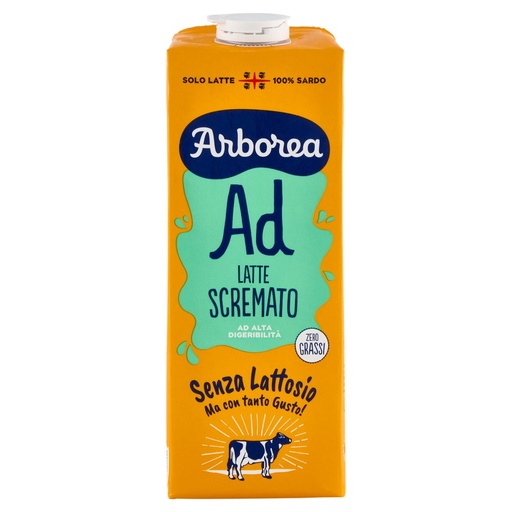 [801516282] Arborea Ad Latte Scremato ad Alta Digeribilità Senza Lattosio Lt.1