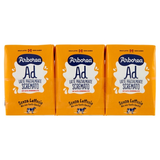 [801516285] Arborea Ad Latte Parzialmente Scremato ad Alta Digeribilità 3 X Ml.200