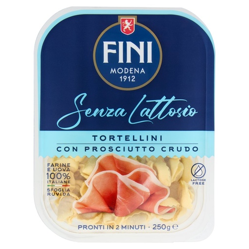 [801516316] Fini Tortellini con Prosciutto Crudo senza Lattosio Gr.250
