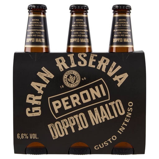 [801516419] Peroni Gran Riserva Doppio Malto Birra Cl.33x3 Vol.6.6°