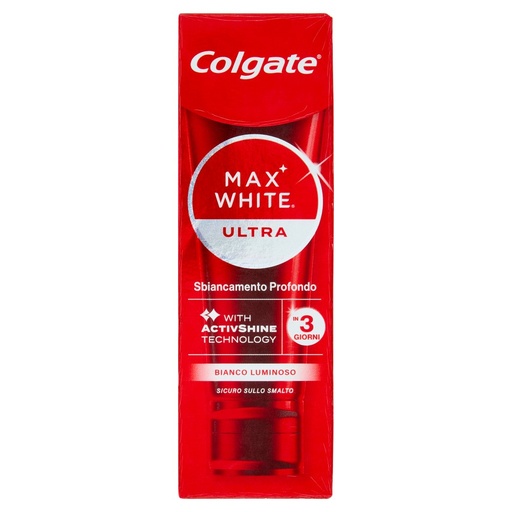 [801516424] Colgate Dentifricio Sbiancante Max White Ultra Bianco Luminoso Ml.50