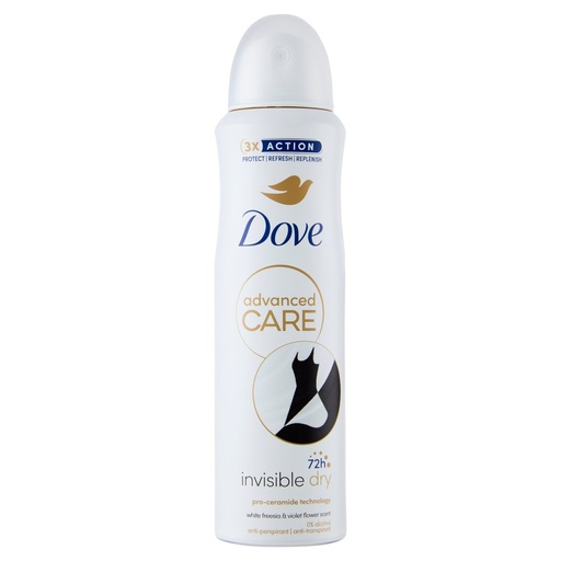 [801516473] DOVE DEO SPRAY ADV INVIS.DRY ML150