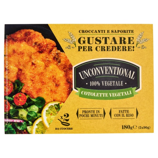 [801516491] UNCONV. 2 COTOLETTE VEG.PRO. 180GR
