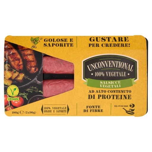 [801516492] UNCONV. 2 SALSICCE VEGETALI 180GR