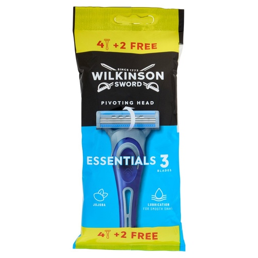 [801516662] WILKINSON EXTRA3 ESSENTIALS 4+2 REG