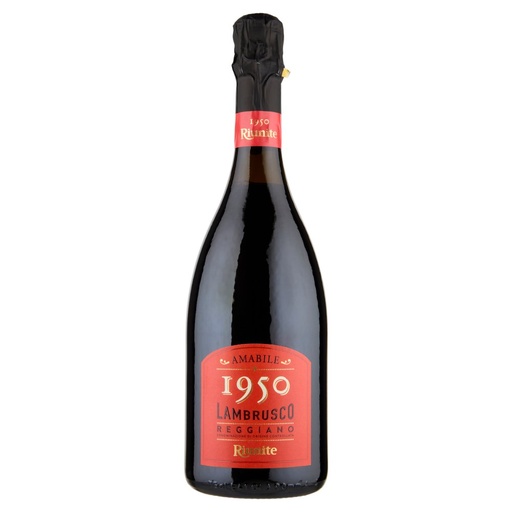 [801516676] Riunite 1950 Lambrusco Reggiano DOC Amabile Cl.75 Vol.8.5°