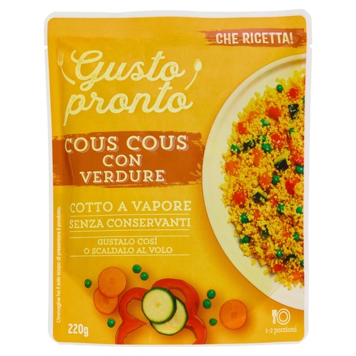 [801516714] GUSTO PRONTO COUS COUS VERDUR.220GR