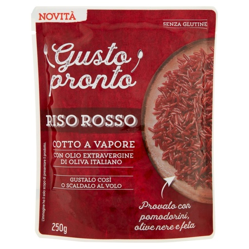 [801516715] GUSTO PRONTO RISO ROSSO GR.250