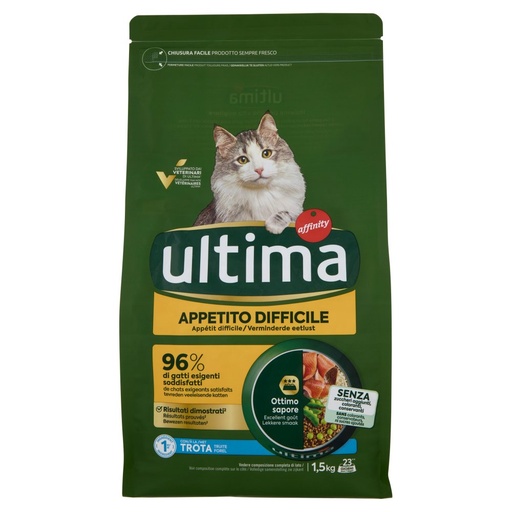 [801516724] ULTIMA CAT APPETITO DIFFICILE 1,5KG