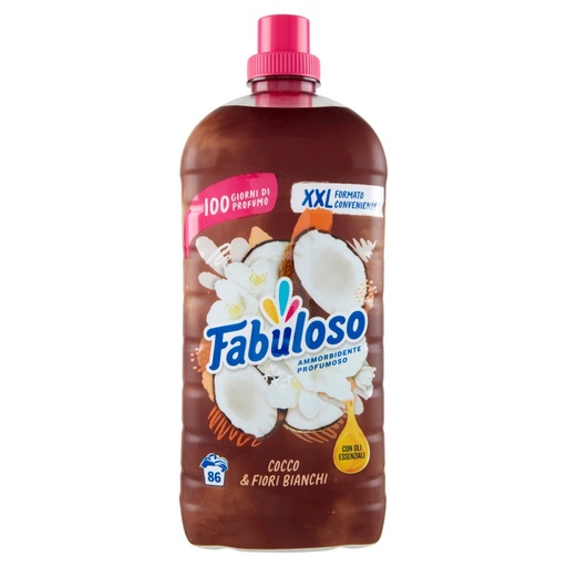 [801516756] Fabuloso Ammorbidente Concentrato Profumato al Cocco Lt.1,9