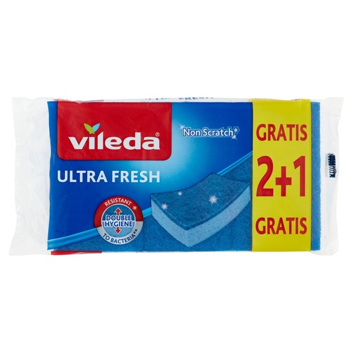 [801516765] VILEDA ULTRA FRESH BLU 2+1