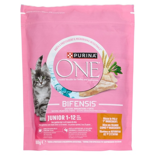 [801516804] PURINA ONE BIFE.CAT POL&CEREA.800GR