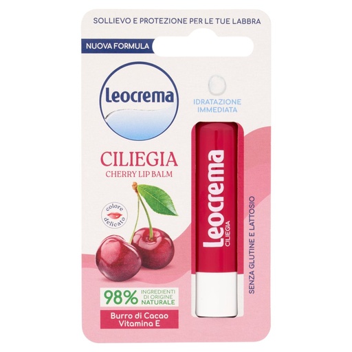 [801516822] Leocrema Lip Balm Ciliegia Ml.5,5