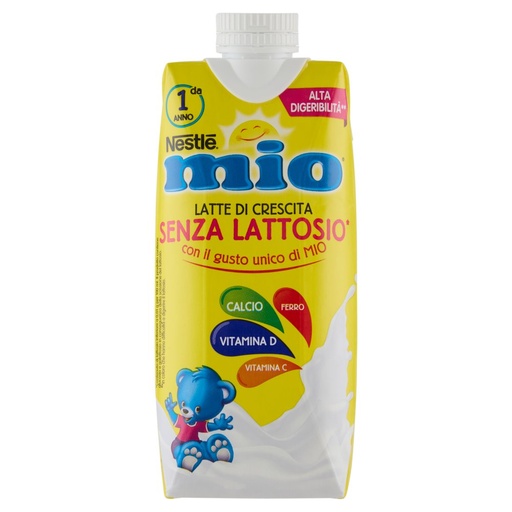 [801516846] Nestle' Mio Latte di Crescita senza Lattosio Liquido in Brick Ml.500