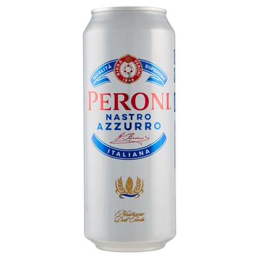 [801516848] Nastro Azzurro Birra Lattina Cl.50 Vol.5.1°