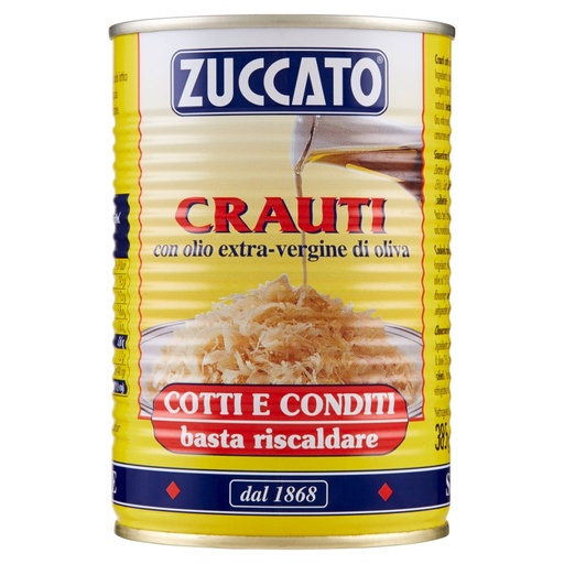 [801517081] Zuccato Crauti con Olio Extra Vergine di Oliva Gr.385