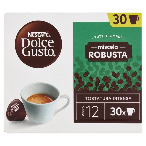 [801517094] Nescafe' Dolce Gusto Capsule Miscela Robusta Caffè Espresso Pz.30 Gr.195