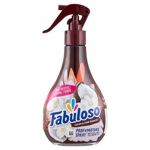 [801517143] Fabuloso Profumatore per Tessuti Spray Profumato Cocco e Fiori Bianchi Ml.250