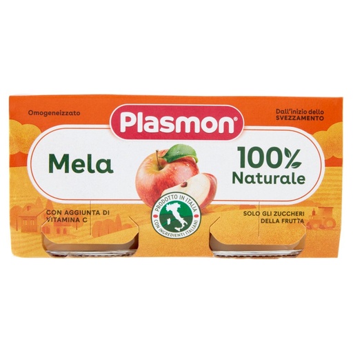 [801517190] Plasmon Omogeneizzato Mela Pz.2 Gr.80