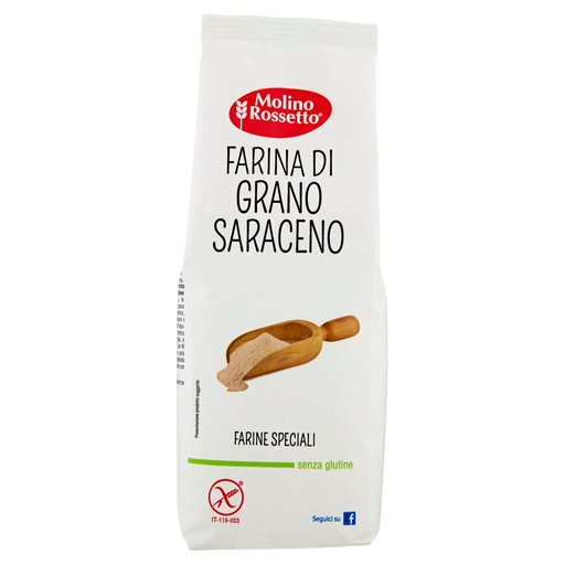 [801517217] Molino Rossetto Speciali Farina di Grano Saraceno senza Glutine Gr.500