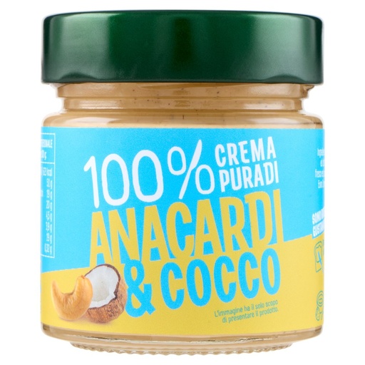 [801517357] EuroCompany Crema Pura di Anacardi & Cocco 100% Gr.175
