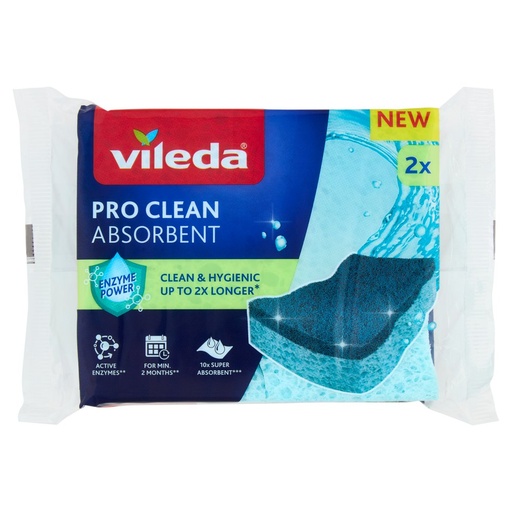 [801517427] VILEDA SPUGNA NATURALE PRO CLEAN X2