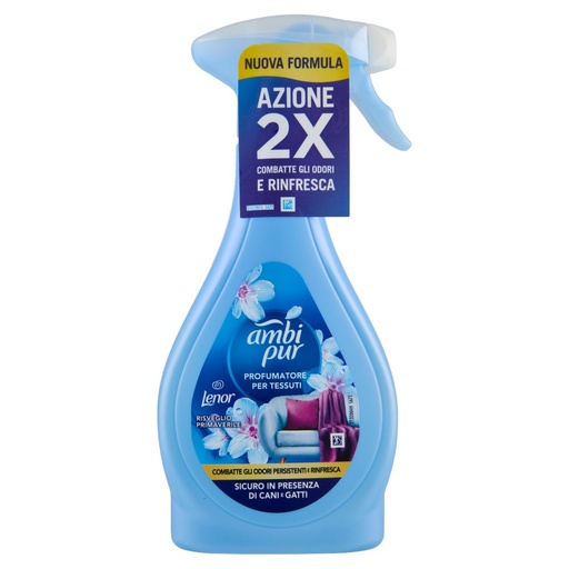 [801517432] Ambi Pur Profumatore per Tessuti Lenor al Risveglio Primaverile Ml.385