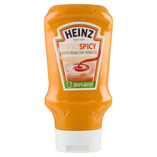 [801517456] Heinz Mayo Piccante Vegan con Sriracha Squeeze Ml.400