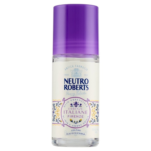 [801517481] Neutro Roberts Essenze Italiane Firenze Olio Essenziale di Iris e Ambra Grigia Ml.50