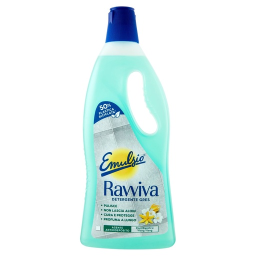 [801517512] Emulsio Ravviva Detergente Gres Fiori Bianchi e Ylang Ylang Ml.750