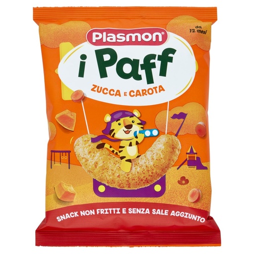[801517555] Plasmon I Paff Snack Zucca e Carota Gr.15