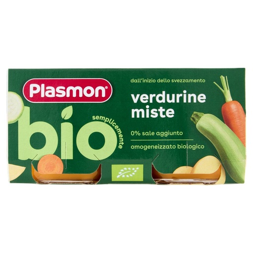 [801517561] PLASMON OMO BIO VERDURE MISTE 2X80G