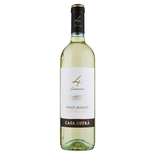 [801517706] Casa Defrà 4 Generazioni Pinot Bianco Colli Berici Doc C.l75 Vol.12°